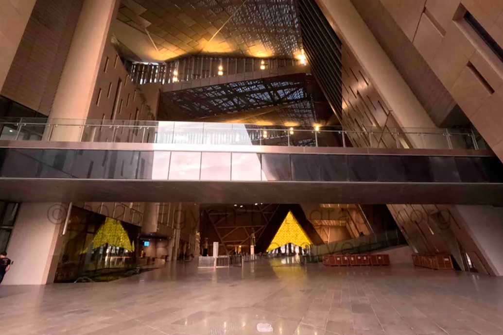 Большой Египетский музей, Гиза, GEM, Атриум