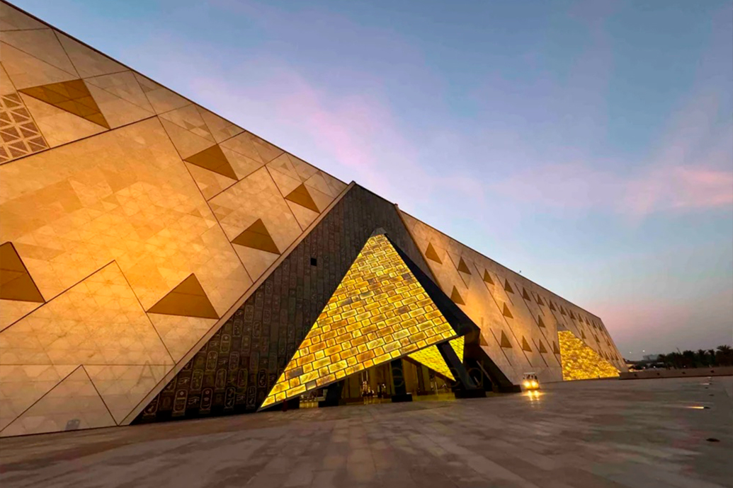 Большой Египетский музей, Гиза, GEM, Фасад