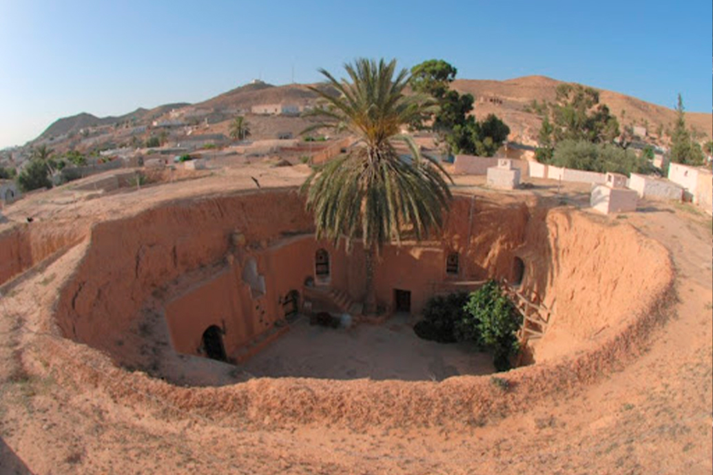 Тунис, Татуин, Матмата, деревня берберов