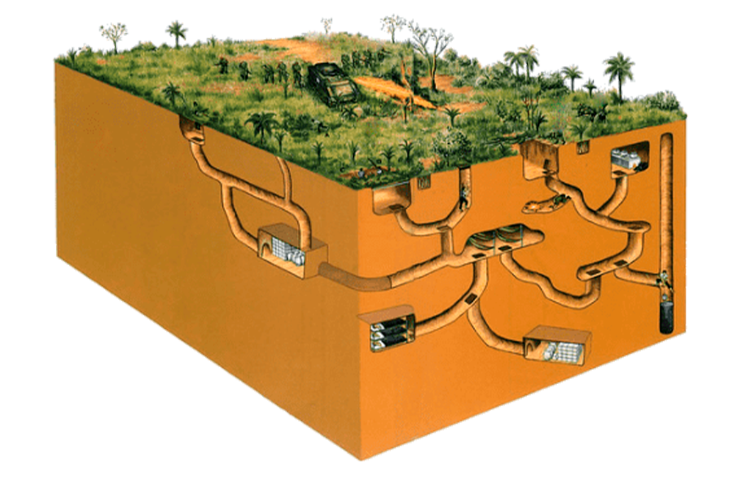 Вьетнам. Хошимин. Тоннели Кучи