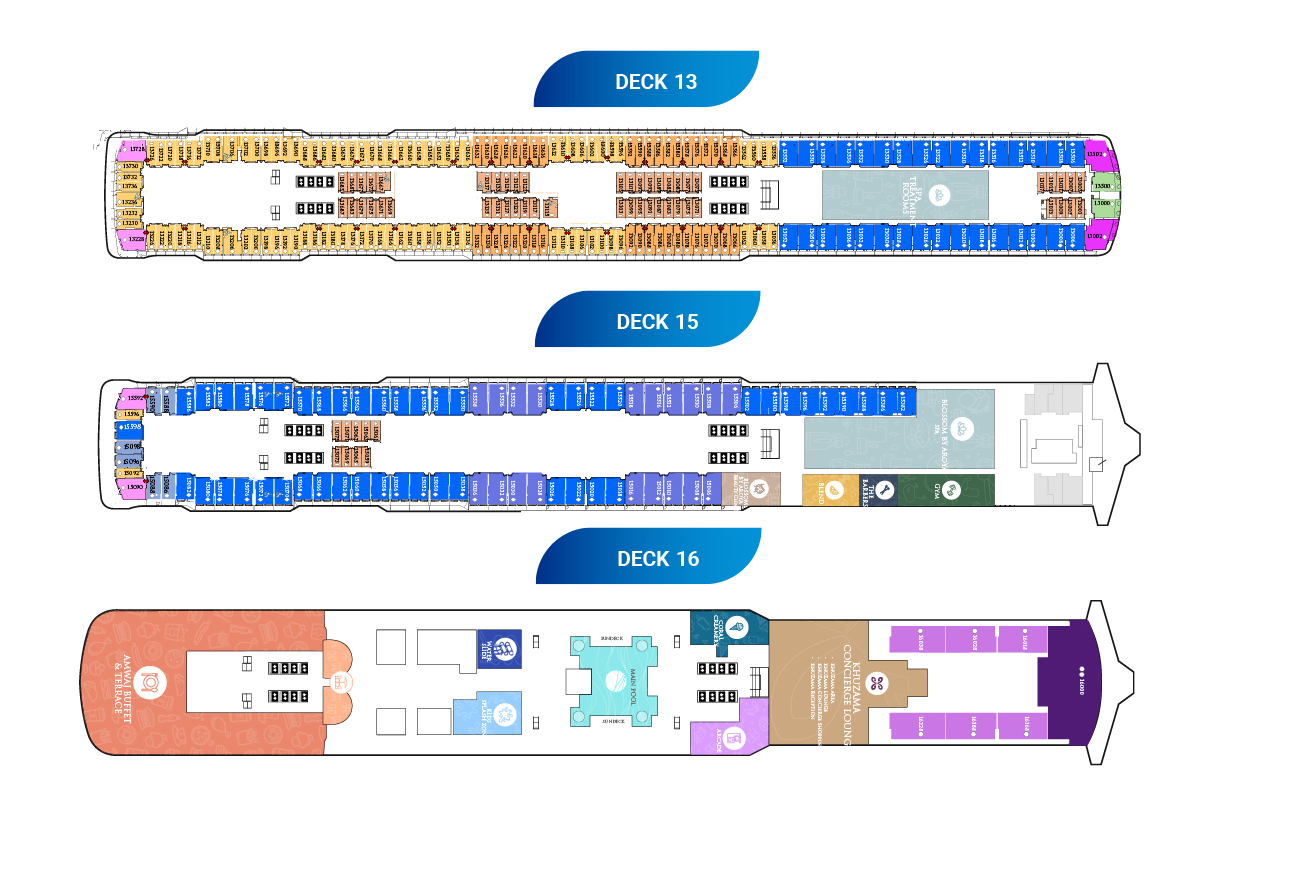 Палубы 13-16 Aroya
