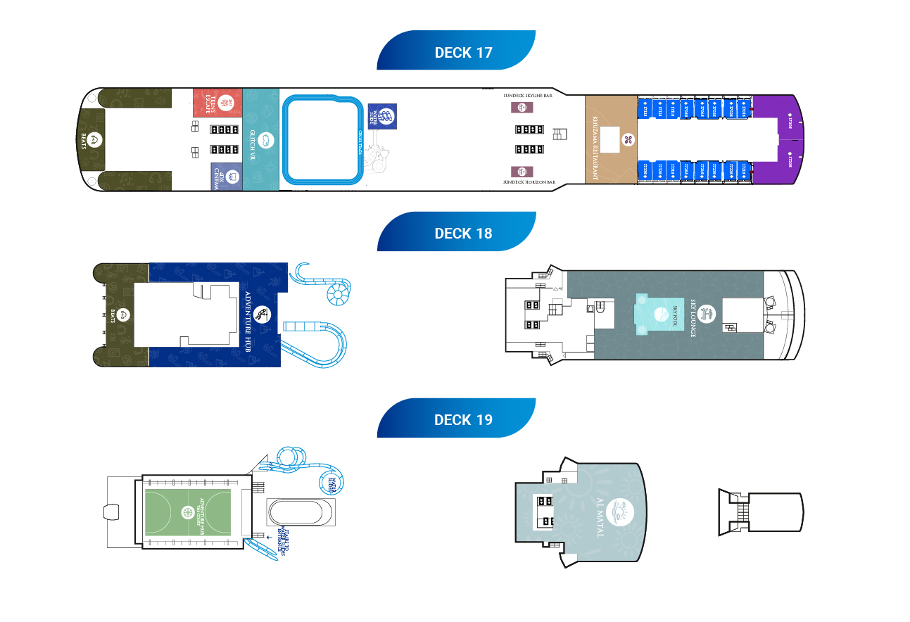 Палубы 17-19 Aroya