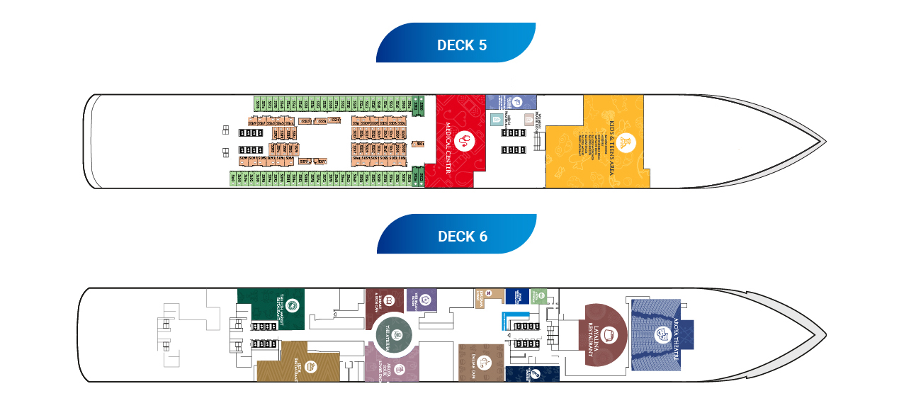 Палубы 5-6 Aroya