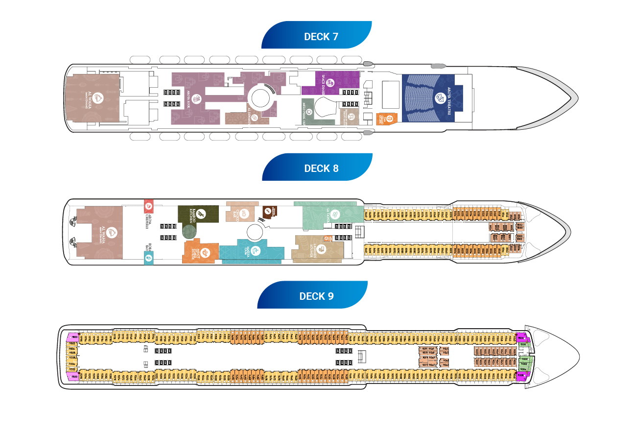 Палубы 7-9 Aroya